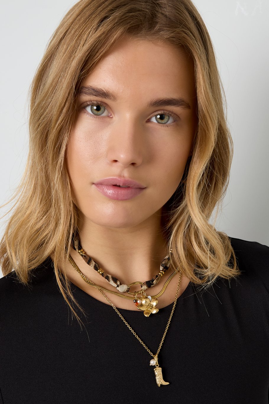 Pendant necklaces Flower Leopard Print Casual Daily Simple Series Women's jewelry h5Picture2